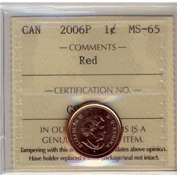 2006P 1¢ ICCS MS65RD.  A spectacular example in MS65.