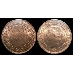 POSSIBLY FINEST KNOWN!  1895 1¢ ICCS MS66  PQ+ Full Red   Wo
