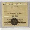 Image 1 : 1871 5¢ ICCS F-15