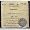 Image 1 : 1882H 5¢ ICCS VF20 Scratch