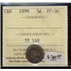 Image 1 : 1899  5¢ ICCS VF30