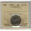 Image 1 : 1925 5¢ ICCS F-15