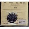 Image 1 : 1953 5¢ NSF ICCS MS65 