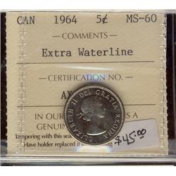 1964 5¢ EWL ICCS MS60