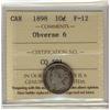 Image 1 : 1898 10¢ Obv 6 ICCS F-12