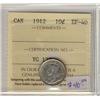 Image 1 : 1912 10¢ ICCS EF-40