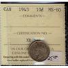 Image 1 : 1943  10¢ ICCS MS60 