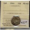 Image 1 : 1944  10¢ ICCS MS63 