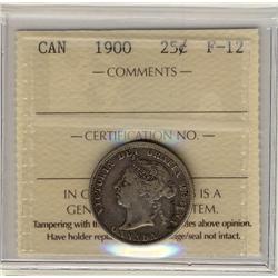 1900 25¢ ICCS F-12