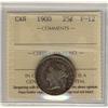 Image 1 : 1900 25¢ ICCS F-12