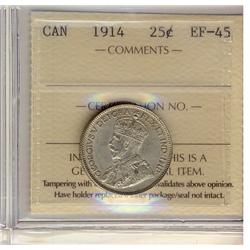 1914 25¢ ICCS EF-45