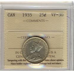 1935 25c ICCS VF-30