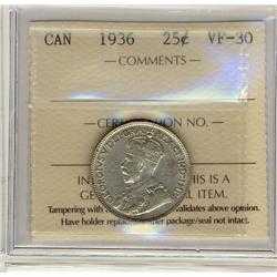 1936 25¢ ICCS VF-30