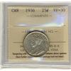 Image 1 : 1936 25¢ ICCS VF-30
