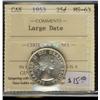 Image 1 : 1953  25¢ LD  ICCS MS63
