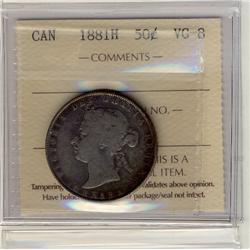 1881H 50¢ ICCS VG-8