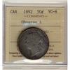 Image 1 : 1892 50¢ ICCS VG-8