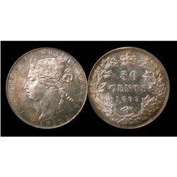 THE FINEST KNOWN!  1899  50¢ PCGS MS62 PQ++ Very delicate to