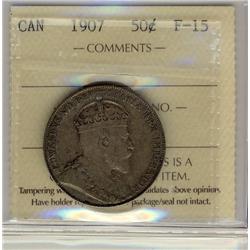 1907 50¢ ICCS F-15