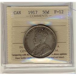 1917 50¢ ICCS F-12