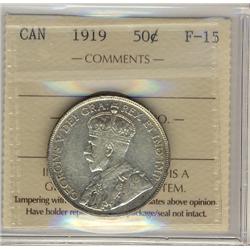 1919 50¢ ICCS F-15