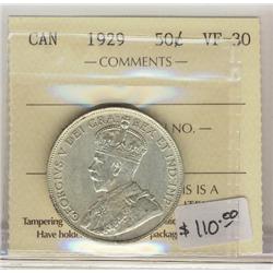 1929 50¢ ICCS VF30