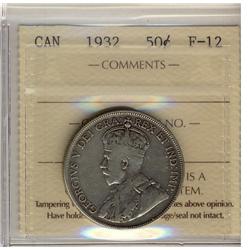 1932 50¢ ICCS F-12