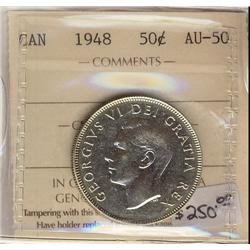  1948  50¢ ICCS AU50