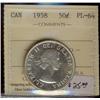 Image 1 : 1958 50¢ ICCS PL64