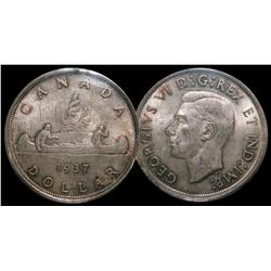 1937 $1 ICCS MS65 PQ+ SOLO HIGHEST GRADED! Extremely rare an