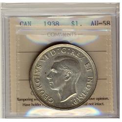 1938 $1 ICCS AU-58