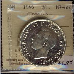 1946 $1 ICCS MS60