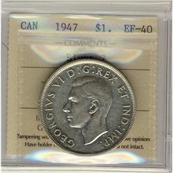 1947 $1 Blunt ICCS EF-40