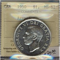 1950 $1 Arn ICCS MS62