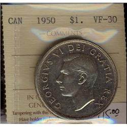 1950 $1 ICCS VF30