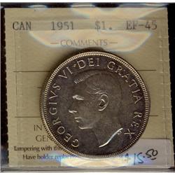 1951 $1 ICCS EF45