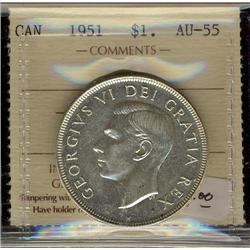 1951 $1 ICCS AU55