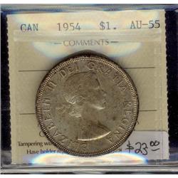 1954 $1 ICCS AU55