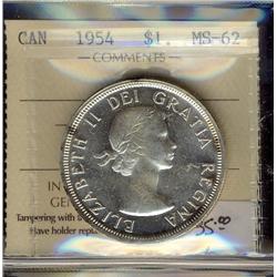 1954 $1 ICCS MS62