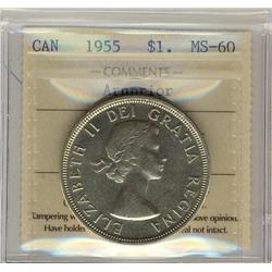 1955 $1 Arnprior ICCS MS-60
