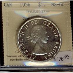 1956 $1 ICCS MS-60