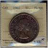 Image 1 : 1961 $1 ICCS PL66