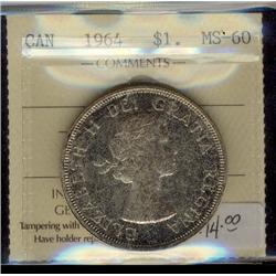 1964 $1 ICCS MS60