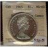 Image 1 : 1965 $1 Type V ICCS MS60 Heavy cameo