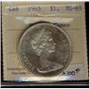 Image 1 : 1965 $1 Type V ICCS MS63 Cameo