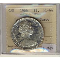1966 $1 LgeBds ICCS PL64 Cameo