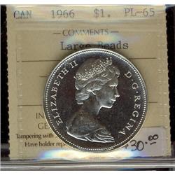1966 $1 LgeBds ICCS PL65
