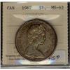 Image 1 : 1967 $1 ICCS MS62