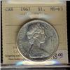 Image 1 : 1967 $1 ICCS MS63