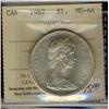 Image 1 : 1967 $1 ICCS MS64